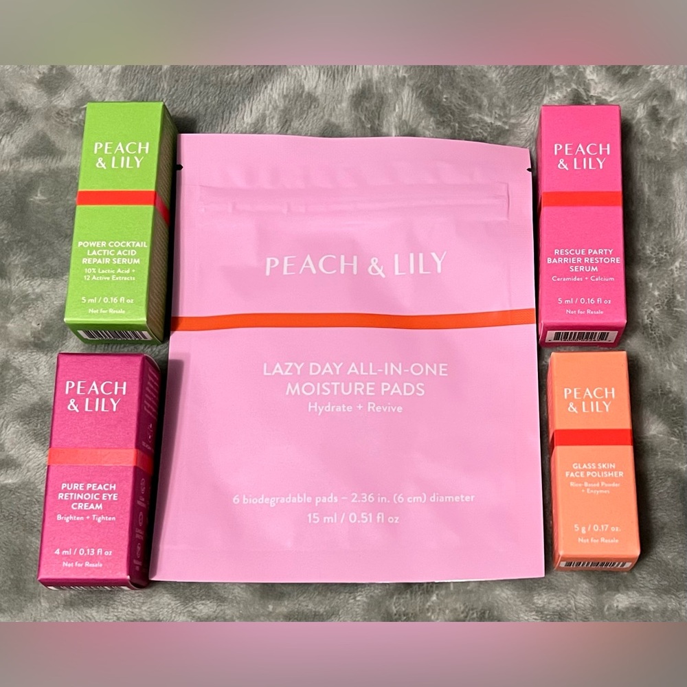HOLY GRAIL - Travel Size Peach and Lily Skincare Bundle - NEW! - Amazing Brand!